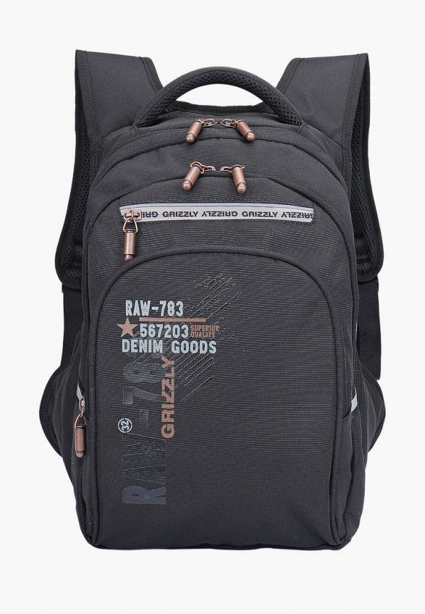 

Рюкзак Grizzly, Черный, Denim goods
