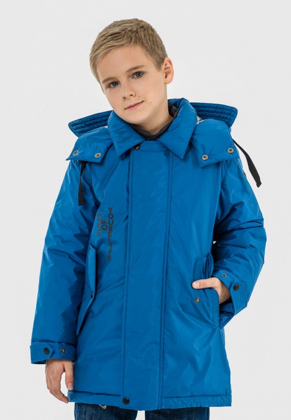 Куртка для мальчика утепленная Талви цвет синий  Фото 2