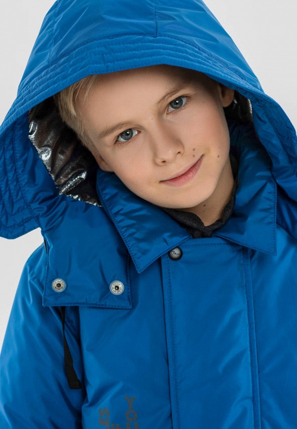 Куртка для мальчика утепленная Талви цвет синий  Фото 6