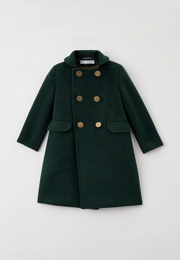 Пальто для девочки Ete Children цвет зеленый 