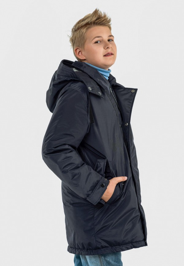 Куртка для мальчика утепленная Талви цвет серый  Фото 4