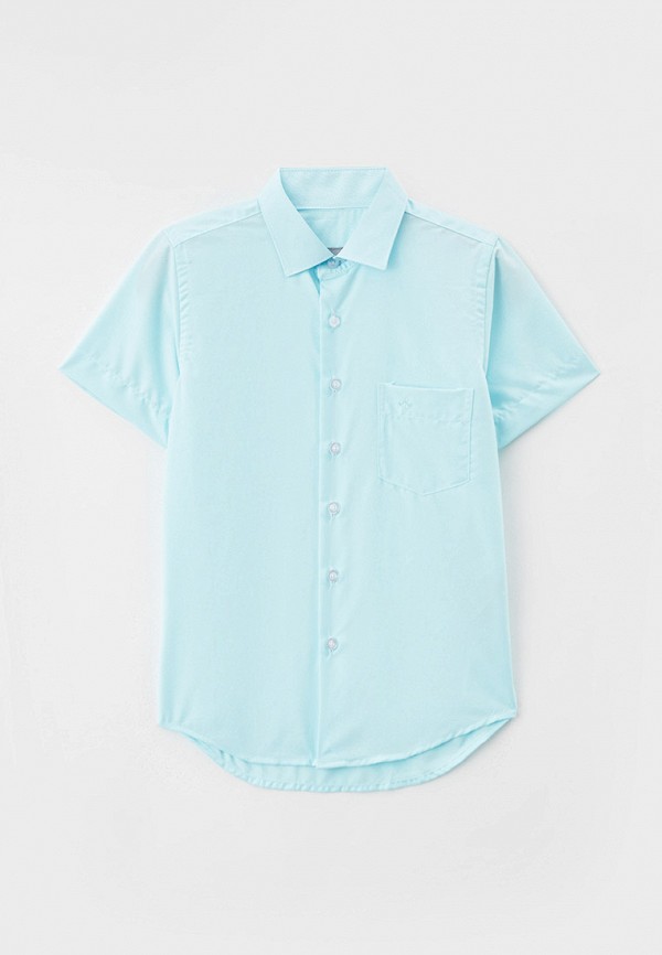 Рубашка для мальчика Stenser цвет бирюзовый 