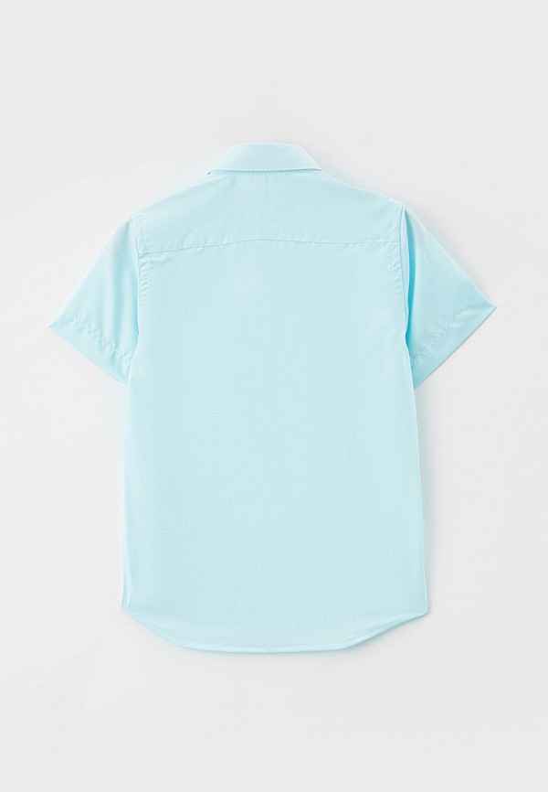 Рубашка для мальчика Stenser цвет бирюзовый  Фото 2