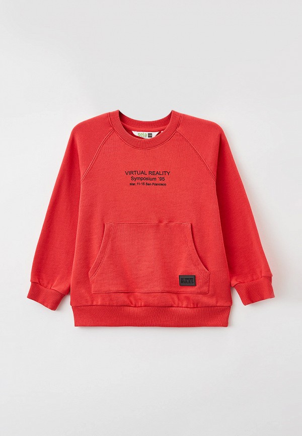 

Свитшот Sela, Красный