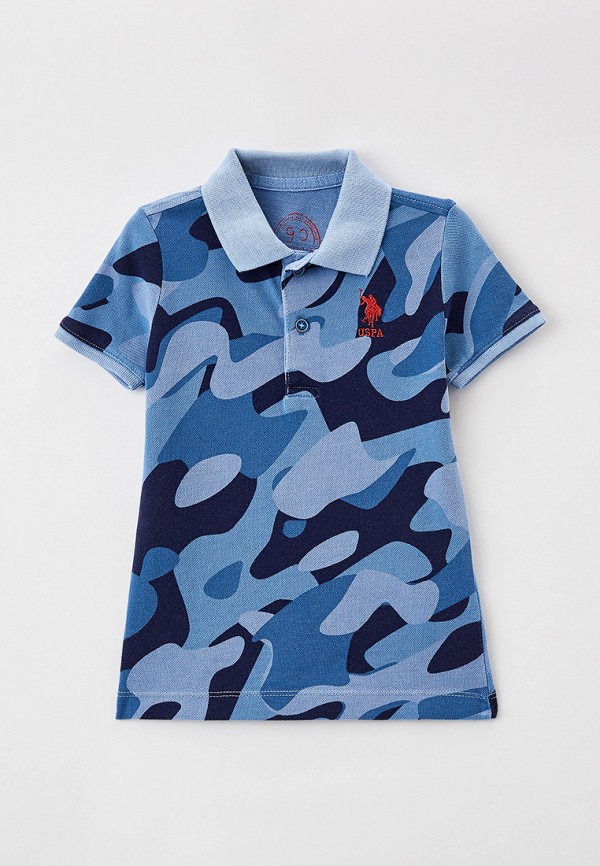 

Поло U.S. Polo Assn., Голубой