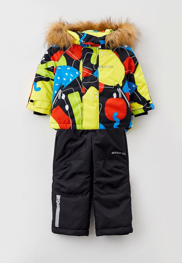 Куртка для мальчика утепленная Nikastyle цвет разноцветный 