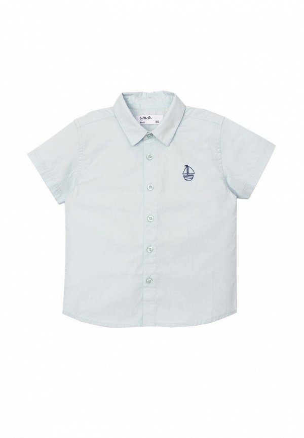 Рубашка для мальчика 5.10.15 цвет голубой 