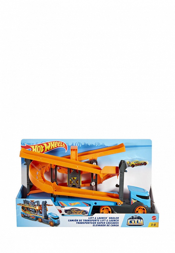 

Набор игровой Hot Wheels, Разноцветный, Грузовик-транспортер Крутой спуск