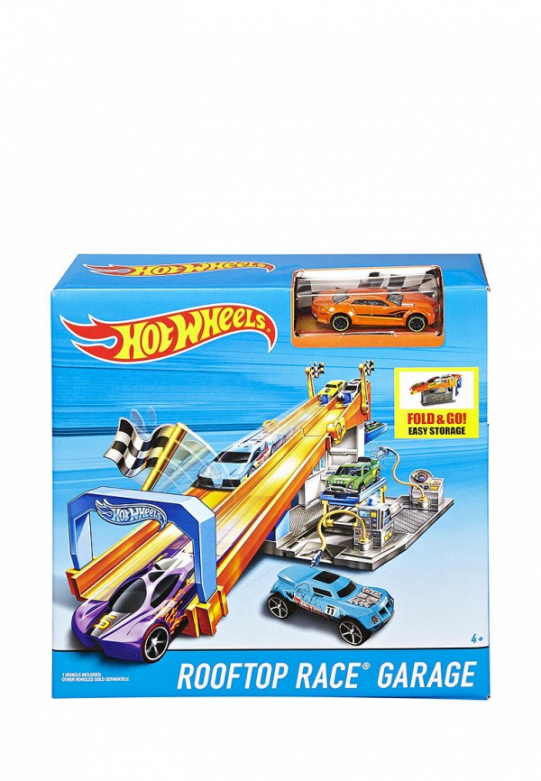 

Набор игровой Hot Wheels, Разноцветный, Гонка на крыше