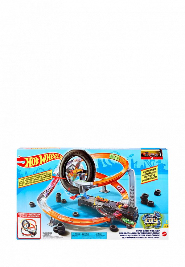 

Набор игровой Hot Wheels, Разноцветный, Шиномонтажная мастерская