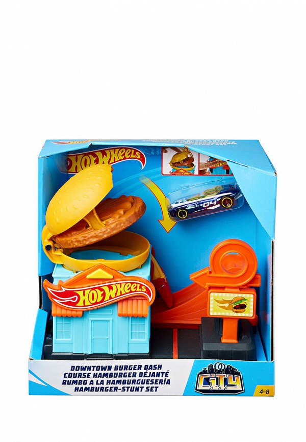 

Набор игровой Hot Wheels, Разноцветный, Бургерная