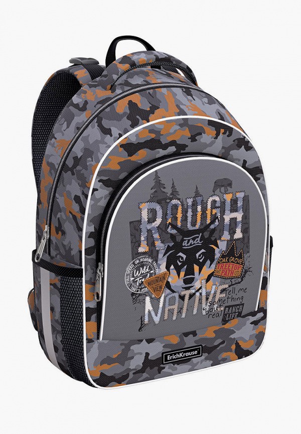 

Рюкзак ErichKrause®, Серый, ErgoLine 15L Rough Native