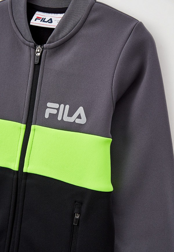 Костюм спортивный для мальчика Fila цвет серый  Фото 3