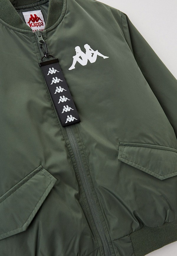 Куртка для мальчика утепленная Kappa цвет зеленый  Фото 3