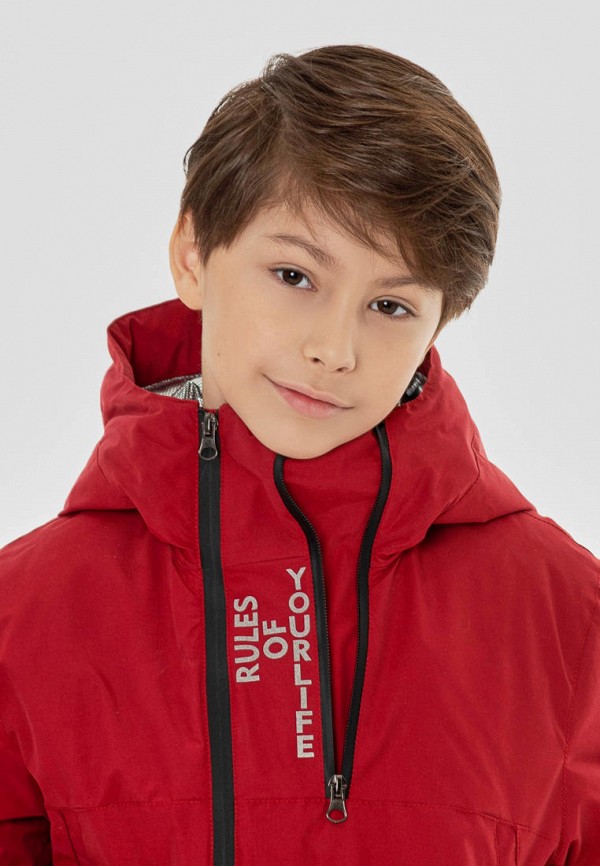 Куртка для мальчика утепленная Талви цвет красный  Фото 5