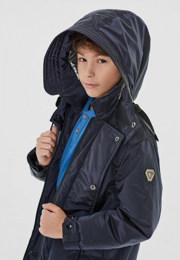 Куртка для мальчика утепленная Талви цвет серый  Фото 4