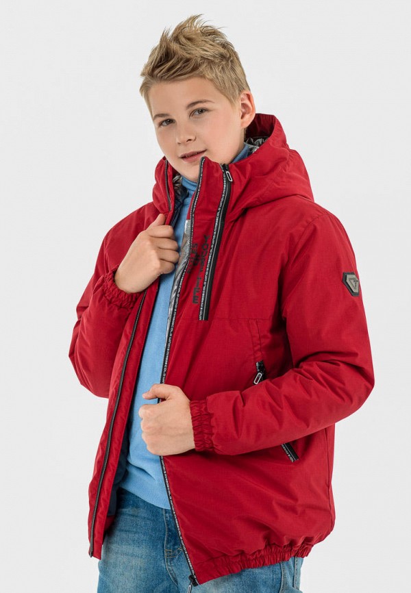 Куртка для мальчика утепленная Талви цвет красный  Фото 2
