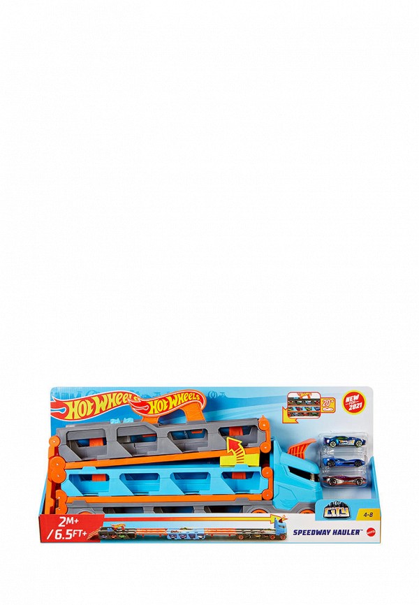 

Набор игровой Hot Wheels, Разноцветный, Тягач для гоночных машин
