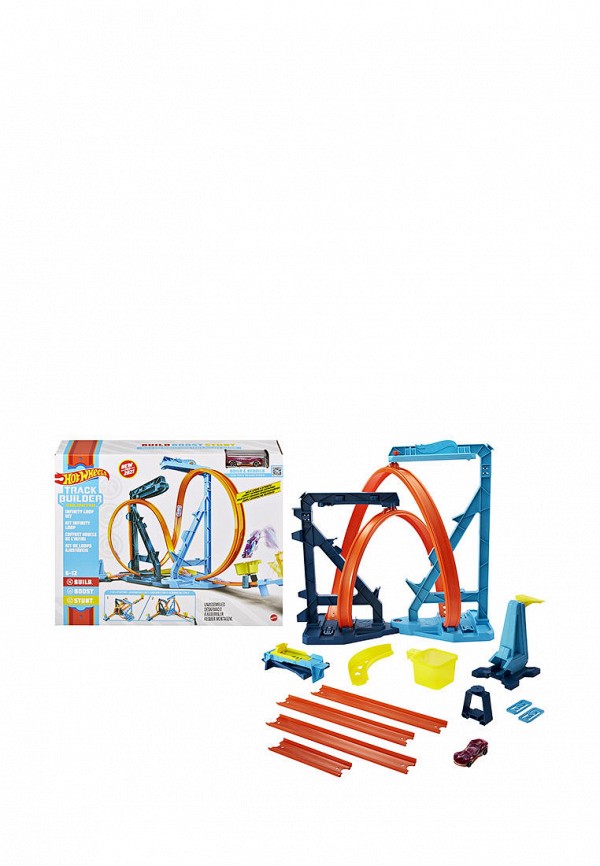 

Набор игровой Hot Wheels, Разноцветный, Track Builder Бесконечная петля