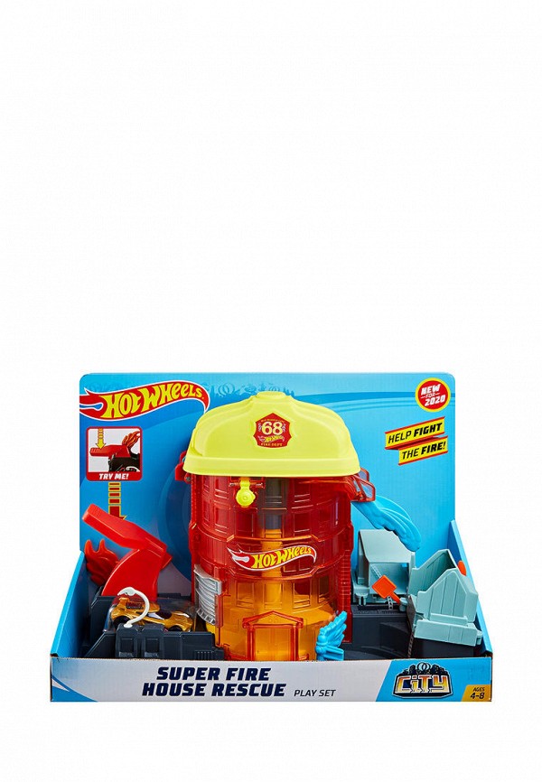 

Набор игровой Hot Wheels, Разноцветный, Пожарная Суперстанция