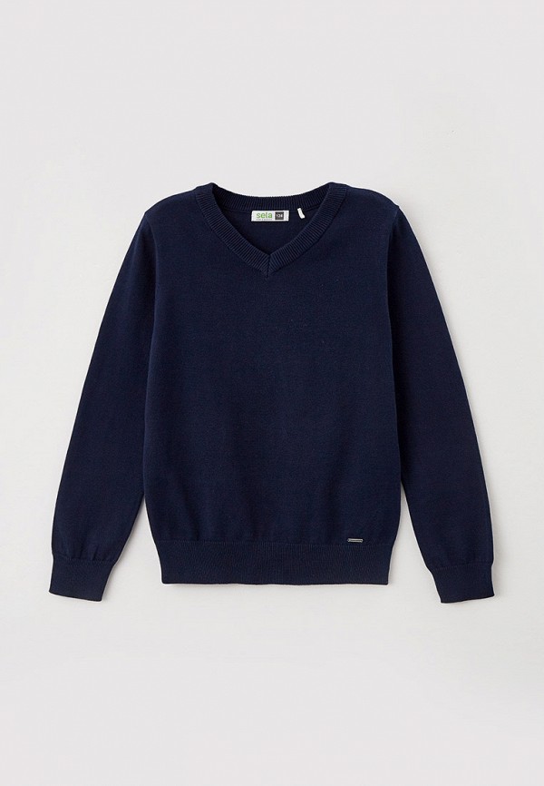 Пуловер для мальчика Sela цвет синий 