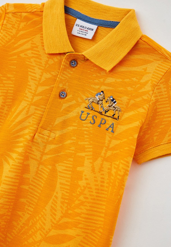 

Поло U.S. Polo Assn., Оранжевый