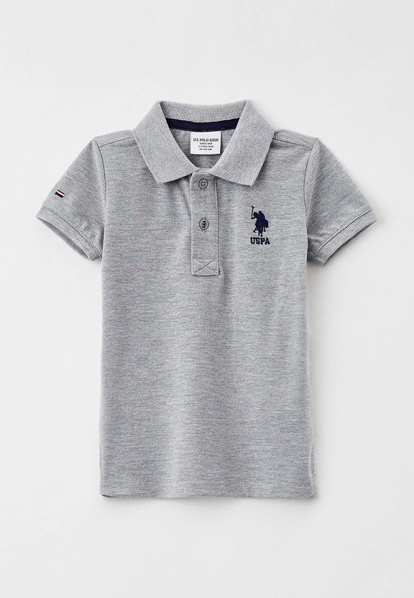 

Поло U.S. Polo Assn., Серый