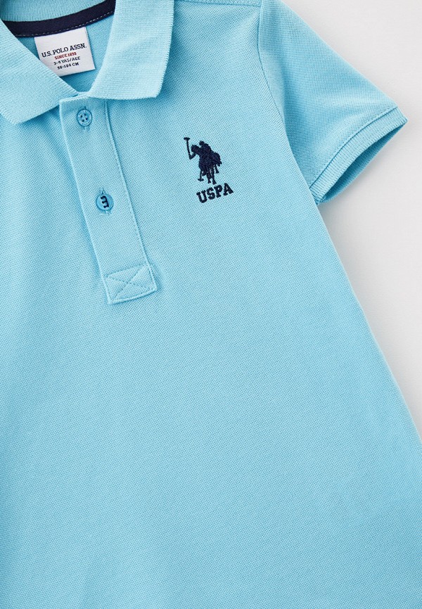 

Поло U.S. Polo Assn., Голубой