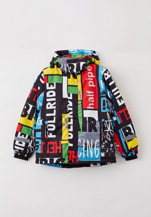 Куртка для мальчика утепленная PlayToday цвет разноцветный 