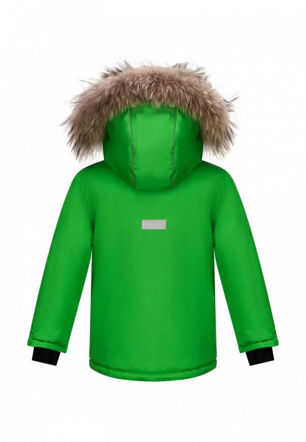 Куртка для мальчика утепленная Stylish Amadeo цвет зеленый  Фото 2