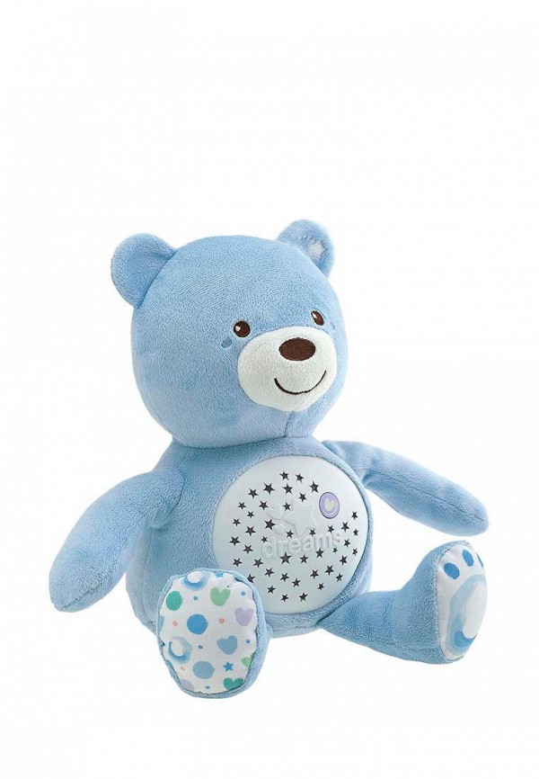 

Игрушка интерактивная Chicco, Голубой, Мишка