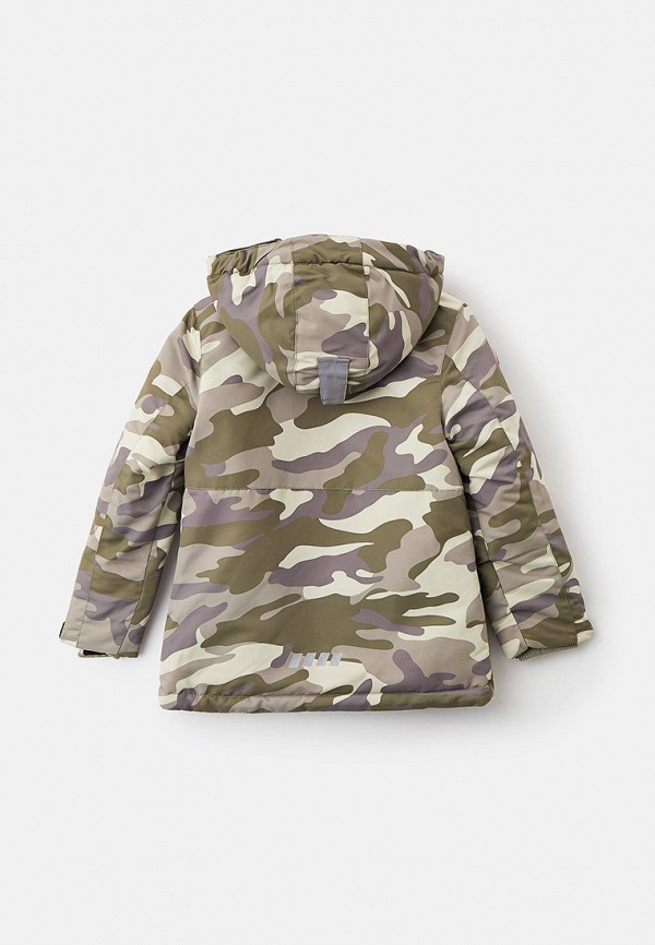 Куртка для мальчика утепленная Sela цвет хаки  Фото 2