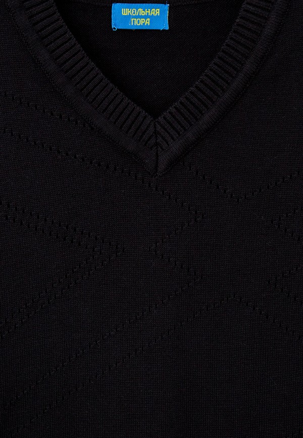 Пуловер для мальчика Школьная Пора цвет черный  Фото 3