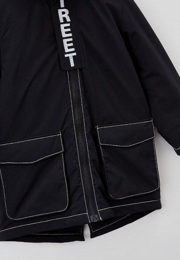 Куртка для мальчика утепленная Choupette цвет черный  Фото 3