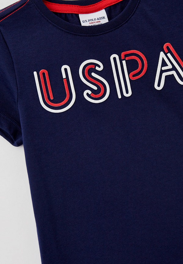 Футболка U.S. Polo Assn. синий, размер 14, фото 3
