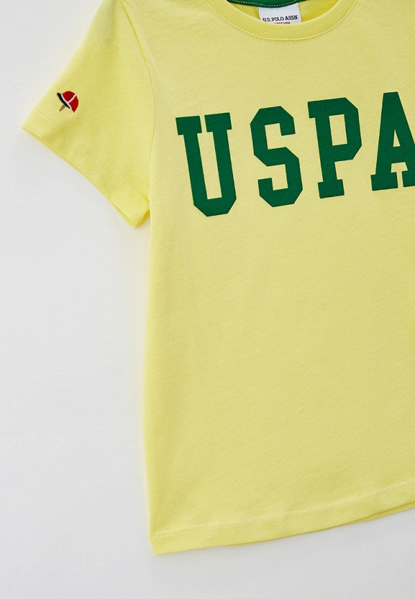 Футболка U.S. Polo Assn. желтый, размер 14, фото 3