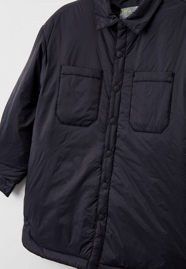 Куртка для мальчика утепленная Sela цвет черный  Фото 3