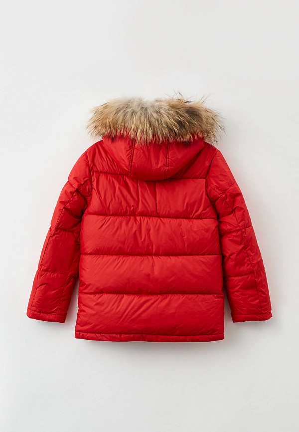 Куртка для мальчика утепленная Fobs цвет красный  Фото 2