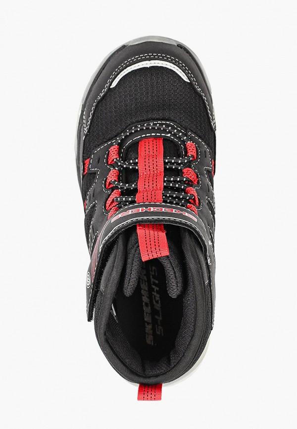 Кроссовки для мальчика Skechers цвет черный  Фото 4