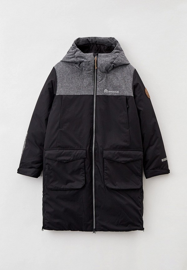 Куртка для мальчика утепленная Outventure цвет черный 