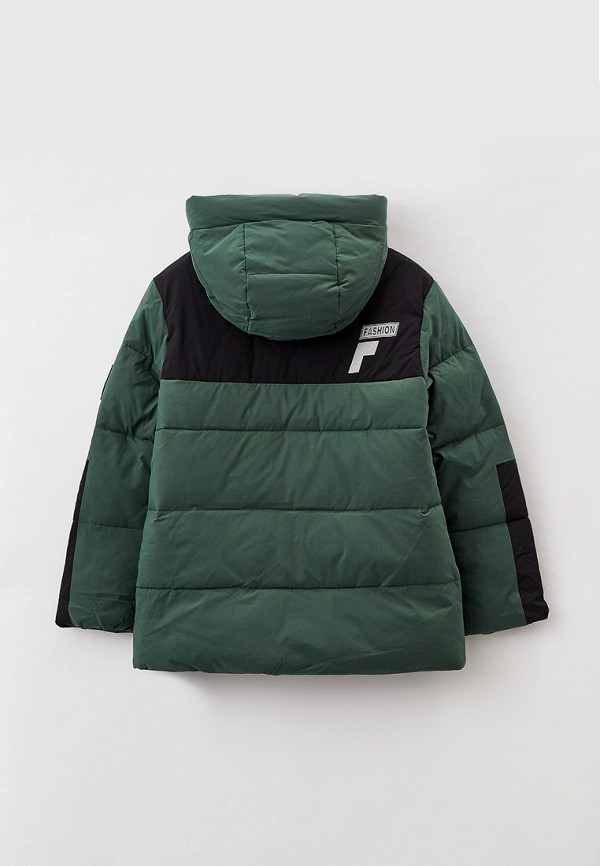 Куртка для мальчика утепленная Fobs цвет зеленый  Фото 2
