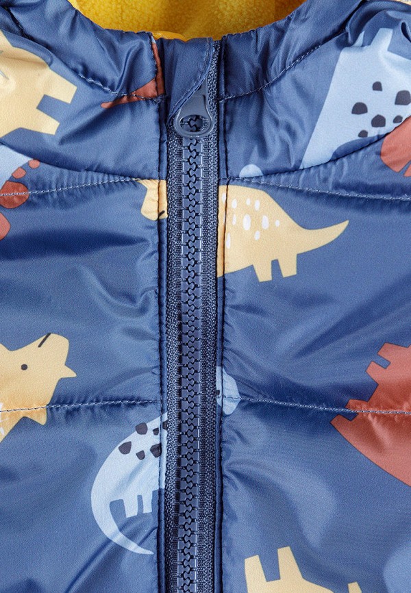 Куртка для мальчика утепленная 5.10.15 цвет синий  Фото 4