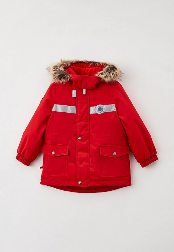 Куртка для мальчика утепленная Kerry цвет красный 