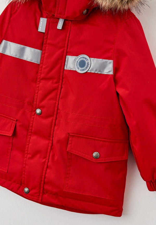 Куртка для мальчика утепленная Kerry цвет красный  Фото 3