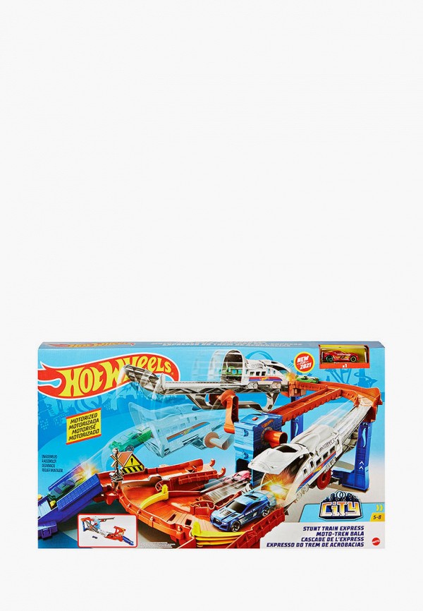 

Набор игровой Hot Wheels, Разноцветный, Трюки в поезде-экспрессе