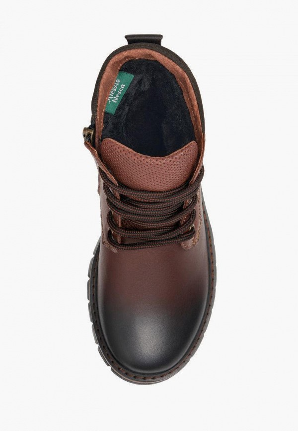 Ботинки для мальчика Alessio Nesca цвет коричневый  Фото 3