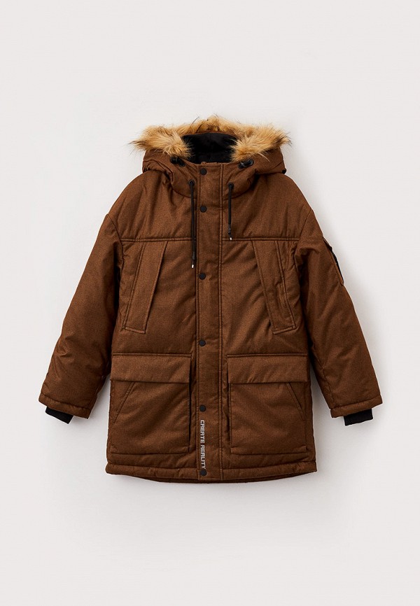 Куртка для мальчика утепленная Артус цвет коричневый 
