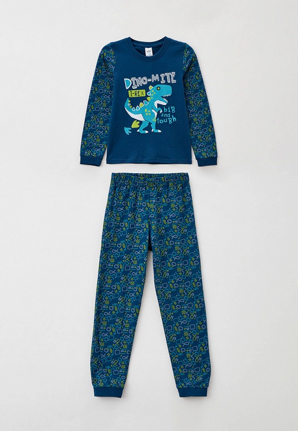 Пижама для мальчика N.O.A. цвет синий 
