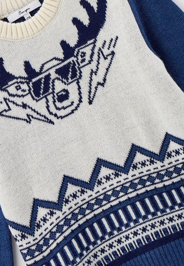 Джемпер Снег Идёт синий, размер 134, фото 3