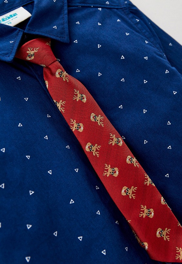 Рубашка для мальчика и галстук Acoola цвет синий  Фото 3
